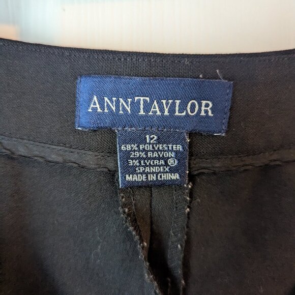 Ann Taylor black dress pants - 12 - Picture 4 of 5
